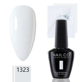 Yeknu  15ml Gel Nail Polish Semipermanente Varnishes Lacquer Esmalte Black White Color UV Lakiery Hybrydowe Vernis Gellak Polish