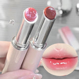 Yeknu Korean Jelly Lipstick Long Lasting Moisturising Water-light Mirror Lip Glaze Non-stick Cup Crystal Clear Solid Lip Gloss Makeup