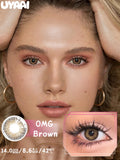 Yeknu  Color Contact Makeup Eye Color lenses Black Eye Lens Cosmetics Woman Makeup Colorcon Water Light Natural Contact lenses