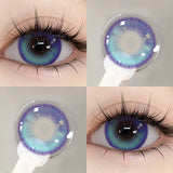 Yeknu  1 Pair Korean Lenses Popular Color Contact Lenses Fashion Y2K Lenses Korean Lenses Pink Lenses for Cosplay