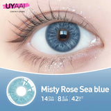 Yeknu  1Pair Fashion Big Lenses Colored Contact Lenses for Eyes Beauty Blue Eyes Lenses Natural Green Brown Grey Lens