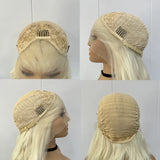 Yeknu  Pink Straight Wig 13*4 Synthetic Lace Front Wigs for Women Hot Pink Wig Long Silk Straight Wig Free Part Daily Wear Cosplay Wigs