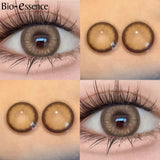 Yeknu  1 Pair Korean Lenses Colored Contact Lenses with Degree Myopia Lenses High Quality Lenses 25 Degree Intervals