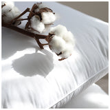 Yeknu  White Pure Cotton Pillow Core Durable Cotton Fabric Pillowcase High Resilience Non-deformable 45CM 50CM Square Pillow
