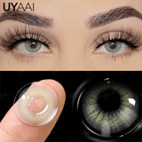 Yeknu  Natural Colored Eyes Optical Lenses Cosmetics Brown Pupils Free Delivery Green Eye Contacts Lense Gray Discount Beauty Len