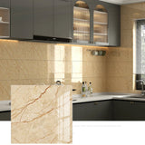 Yeknu  20pcs Imitation Marble Ceramic Tiles Self-Adhesive Wall Stickers Waterproof Background Floor Wallpaper Brick Papers Home Decor