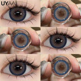 Yeknu  NEW Color Contact Beauty Blue Colorcon Natual Black Lens Big Eyes Cosmetic Red Lenses Colorcon Beauty Brown Soft Pupils