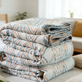 Yeknu  Sofa Cover Bohemian Reversible All Season Couch Throw Blanket Seat Pad Summer Quilt Home Use