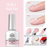 Yeknu  10ml Super Shining Reflective Cat Magnetic Gel Ultra Shine Glitter Red Silver Soak Off UV LED Gel Nail Art Varnish