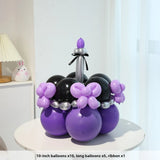 Yeknu  40-Inch Number Balloons for Birthday Photoaphy Props Boys Girls One Year Old Creme Purple Decorative Scene Arrangement