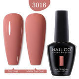 Yeknu  10ml Pearl Shell Color UV Gel Nail Polish Semi Permanent Golden Nail Art Gel Varnish Hybrid Nail Gel Polish Manicure Base