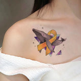 Yeknu  10Pcs Temporary Tattoo Sticker, Long-lasting and Waterproof, Realistic Fake Tattoos for Man or Women, For Arm, Waist, Chest, Leg