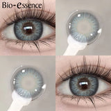 Yeknu  1 Pair Colored Contact Lenses Blue Fashion Lenses for Makeup&Cosplay Lenses Pattaya Natural Lenses Free Shipping