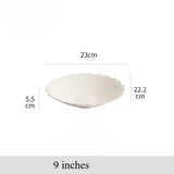 Yeknu  Ceramics Exquisite and Beautiful Plates Hotel Tableware That Is Particularly Attractive High-end Western Style Plates