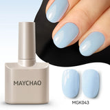 Yeknu  Cherry Red Gel Nail Polish 12ml Glossy Semi Permanent Soak Off UV LED Frosted Gel Nails Painting Varnish