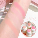 Yeknu  Cloud Soft Matte Blush Stick for a vibrant, brightening, natural bare makeup look, enhancing flawless skin tone