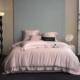 Yeknu 600TC Egyptian Cotton Soft Hotel Style Bedding Set Double Queen King Size Duvet Cover Bed Sheet/Fitted Sheet Pillowcases 4Pcs