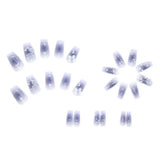 Yeknu  24 PCs Fake Nails with 1 Nail Glue and 1 Nail File