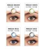 Yeknu  1 Pair Brown Natural Eye Color Lens Blue Color Contact Lenses for Eyes Aesthetic Lenses Purple Eye Contacts
