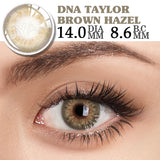 Yeknu  1 Pair Brown Natural Eye Color Lens Blue Color Contact Lenses for Eyes Aesthetic Lenses Purple Eye Contacts