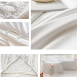 Yeknu Ruffle Lace Bedding Set