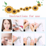 Yeknu Manga Lashes Girl Group Segmented False Eyelashes Thin Stem Single Cluster Natural Cos Grafting Eyelashes Personal Professional
