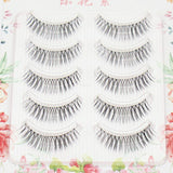 Yeknu Natural Manga False Eyelashes Hand-Sharpened Artificial Curling Eyelashes Daily Nude Makeup Segmented Eye Lashes