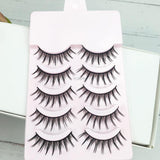 Yeknu New 5 Pairs Natural Fairy Hair False Eyelashes Cross Thick Simulation Big Eye Lashes  Eyelashes Bare Makeup Eyelash Tools