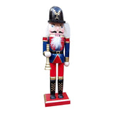 Yeknu 1pcs Handpainted Wooden Nutcracker Figurines Doll Soldier Christmas Decorations Child Gift  Home Decoration Accessories Modern