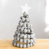 Yeknu Christmas Trees Ornament Crafts Photography Accessories Wood Home Desk Display Work Nordic New Year Decorations for Home Cafe