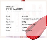 Yeknu Thin Tube Lipstick Matte Lightweight Lip Tint Waterproof Lip Balm Moisture Nude Lip Gloss For Pregnant Woman Makeup