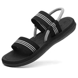 Yeknu Sandals Men Beach Shoes Gladiator sandalias for Male Flip Flops Men Casual Flat Slide Slippers sandale homme