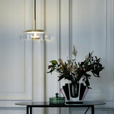 Yeknu Biossi floor lamp post modern round glass floor lamp designer living room office lamp standing bedroom bedside lamp