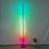 Yeknu 120/80cm LED Corner Lamp RGB Colorful Floor Light Remote Control Multi-Modes Bedroom Room Atmosphere Decoration Standing Lamp