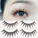 Yeknu New 5 Pairs Natural Fairy Hair False Eyelashes Cross Thick Simulation Big Eye Lashes  Eyelashes Bare Makeup Eyelash Tools
