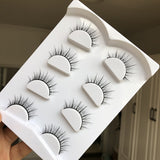 Yeknu 4 Pairs Makeup False Eyelashes Natural Big Eye Simulation Eyelash Extension Handmade 3D Fashion Eyelashes