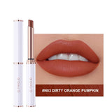 Yeknu Thin Tube Lipstick Matte Lightweight Lip Tint Waterproof Lip Balm Moisture Nude Lip Gloss For Pregnant Woman Makeup