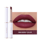 Yeknu Thin Tube Lipstick Matte Lightweight Lip Tint Waterproof Lip Balm Moisture Nude Lip Gloss For Pregnant Woman Makeup