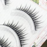 Yeknu 5 Pairs Japanese Supernatural False Eyelashes Soft Comfortable Cross False Eyelashes Big Eyes Makeup Thick Eyelashes