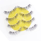 Yeknu New Japanese Pointed Tail False Eyelashes Super Natural Simulation Eye Makeup Eyelashes Long-lasting Eye Makeup Tools