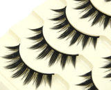Yeknu Tapered Exaggerated False Eyelashes High Quality Fiber Crisscross Natural Fake Eyelashes Studio Art Makeup Thick Eyelashes