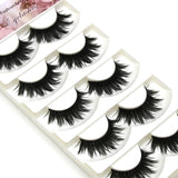 Yeknu New Cross Sharp End False Eyelashes Makeup False Eyelashes Naturally Thick Cross Smoked Long Stage Makeup Fake Eyelashes