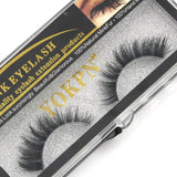 Yeknu Manual Cotton Thread Stalk False Eyelashes Dense Cross Messy Natural Water Mink Fake Eyelashes Smoked Makeup Eye Lashes