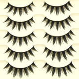Yeknu Tapered Exaggerated False Eyelashes High Quality Fiber Crisscross Natural Fake Eyelashes Studio Art Makeup Thick Eyelashes