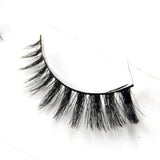Yeknu 100% Mink False Eyelashes Models Naturally Messy Bushy False Eyelashes Fashion True hair Cross False Eyelashes Makeup tool