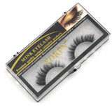 Yeknu Manual Cotton Thread Stalk False Eyelashes Dense Cross Messy Natural Water Mink Fake Eyelashes Smoked Makeup Eye Lashes