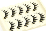 Yeknu Tapered Exaggerated False Eyelashes High Quality Fiber Crisscross Natural Fake Eyelashes Studio Art Makeup Thick Eyelashes