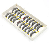 Yeknu Hot! Handmade Natural False Eyelashes Cotton Thick Eyelashes Terrier E-5 Natural Bare Makeup  Cross Thick False Eyelashes