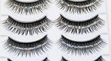 Yeknu Natural False Eyelashes Bare Silver Sequins Glitter Makeup False Eyelashes Stage Makeup Bridal Makeup Thick False Eyelashe