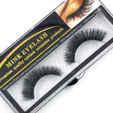 Yeknu 100% Mink False Eyelashes Models Naturally Messy Bushy False Eyelashes Fashion True hair Cross False Eyelashes Makeup tool